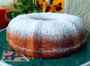 Una foto de torta de zapallo anco