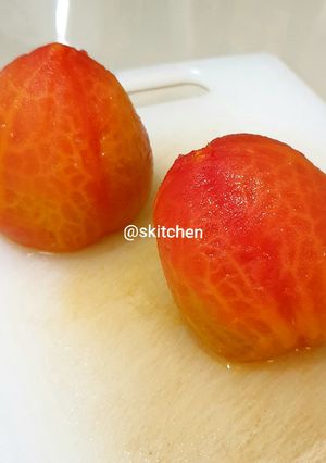 Foto resep Tips Mengupas Kulit Tomat