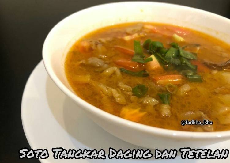 Soto Tangkar Daging &amp; Tetelan