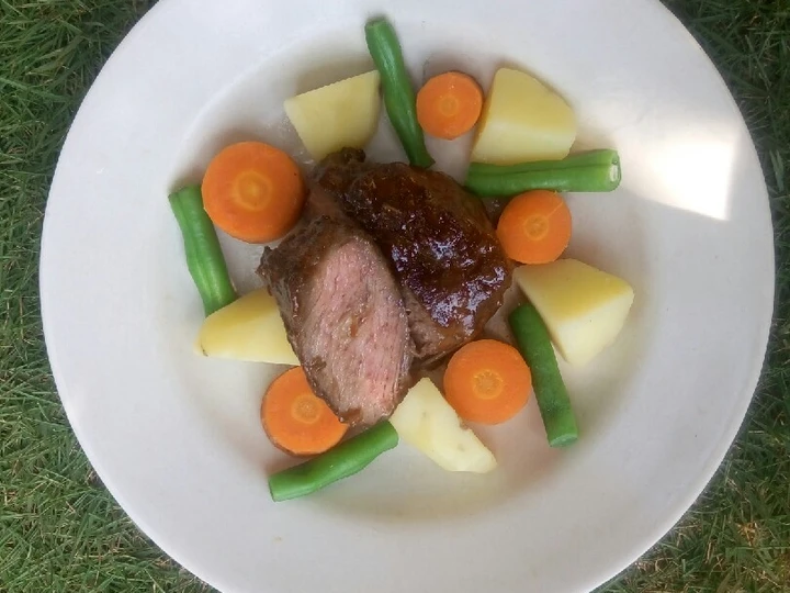 Cara Gampang Membuat Resep Barbeque Beef Steak (masak teflon) yang Sempurna Anti Ribet, Sempurna