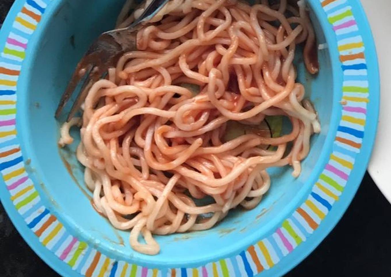 Simple noodles for children's