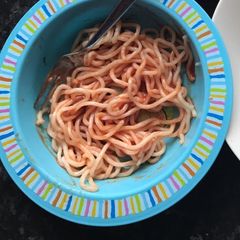 A picture of Simple noodles for children's.