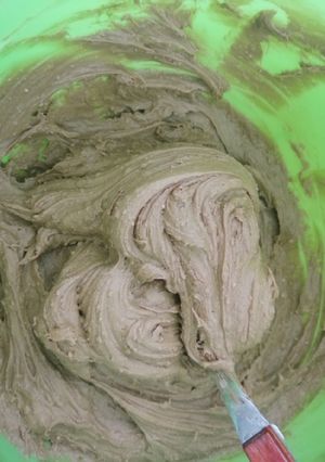 Una foto de Frosting de chocolate y philadelphia