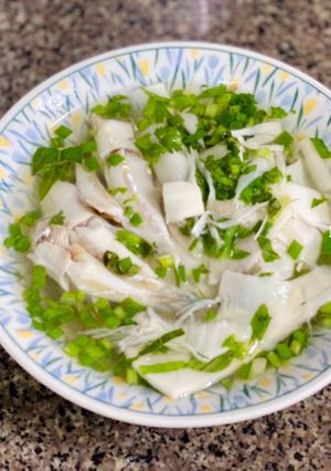 Hình của món Canh Măng Chua Nấu Cá Cơm.