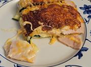 Una foto de lasagna de pavo