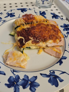 Una foto de Lasaña de calabacín y pavo en airfryer