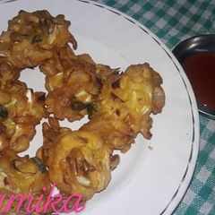 Cabbage bhajiya A picture of Cabbage bhajiya.