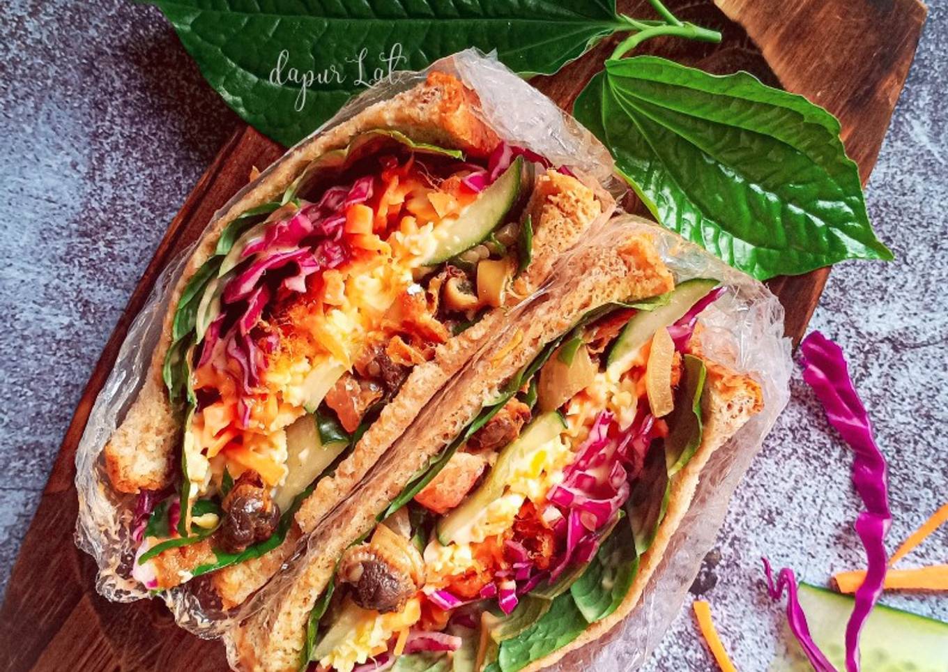 Kerang Wanbaku, potongan ayam dan telur