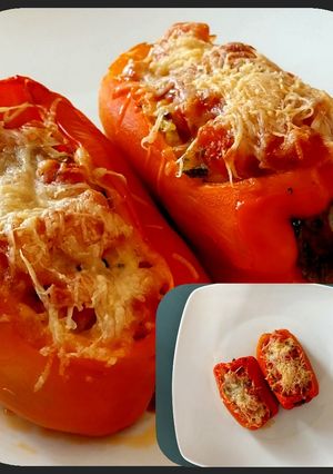 Una foto de "Morroncitos🌶 de mi quinta", con tofu