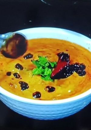 A picture of રિંગણ ની કઢી.