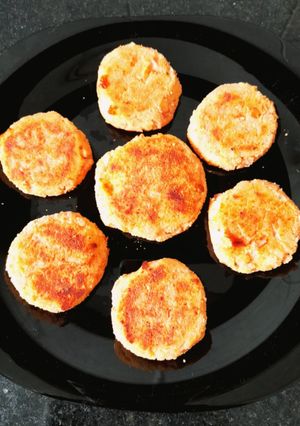 Una foto de Bocaditos de papa 🥔 y jamón
