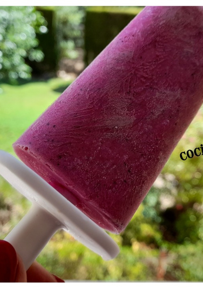 Una foto de Polos de fruta con yogur