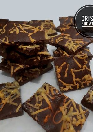 Foto resep Crispy brownies