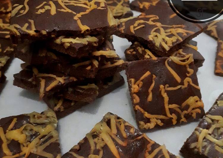 Resep Crispy brownies yang Enak Banget