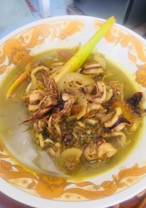 Foto resep Sotong Masak Kuning