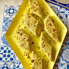 A picture of Milk Barfi.