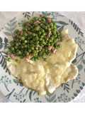 Scaloppina al latte con piselli e prosciutto 🍲🫛