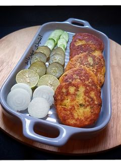 عکسی از دستور کوکو سیب زمینی با پنیر صبحانه