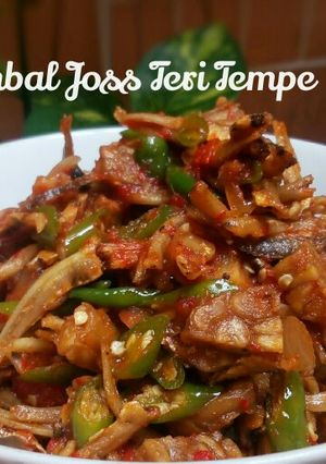 Foto resep Sambal Joss Teri Tempe