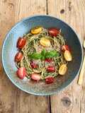 Pesztós Tészta Koktélparadicsommal 🍅 TÉNÉ recept|Házi pesztóval, igazi nyáridéző kedvenc