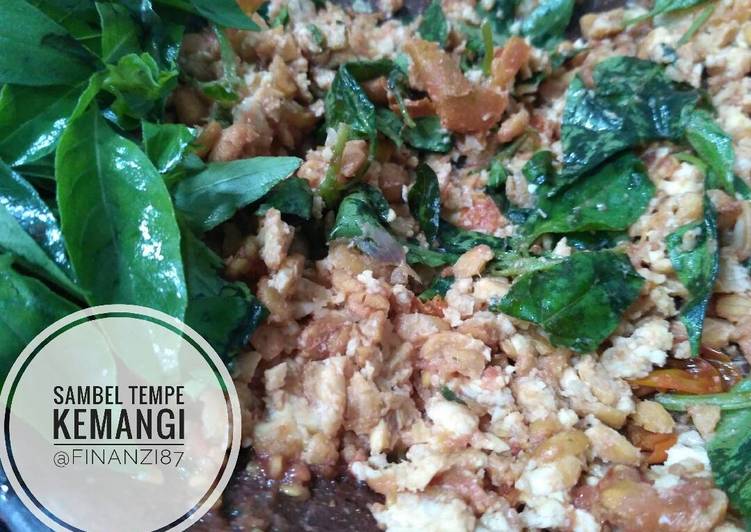 Resep Sambel tempe penyet kemangi oleh finanzi raizah 