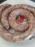 Chorizo casero en rueda