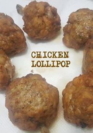 A picture of Chicken lollipop.