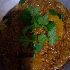 A picture of Aloo qeema.