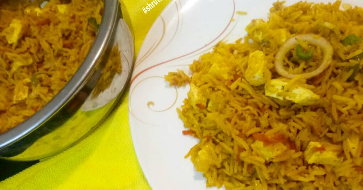 Veg paneer dum biryani Recipe by Shruti Dhawan - Cookpad