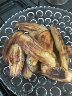 عکسی از دستور سرخ کردن بادمجان رژیمی