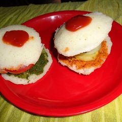 Mini Idly Burger A picture of Mini Idly Burger.