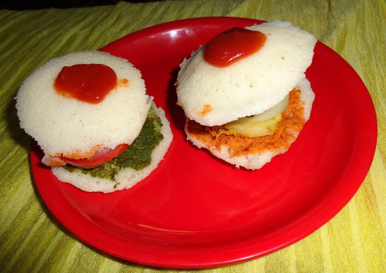 Steps to Prepare Quick Mini Idly Burger