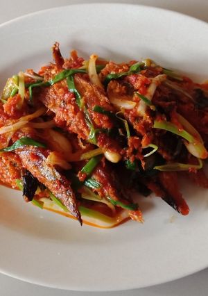 Foto resep Tongkol Merah Pedas