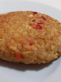 Una foto de Hamburguesa vegana de alubias blancas