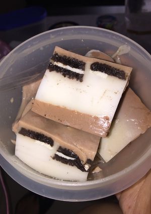 Foto resep Puding milo oreo