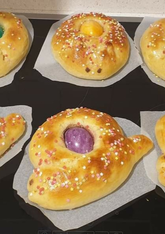 Una foto de Monas de Pascua infantil