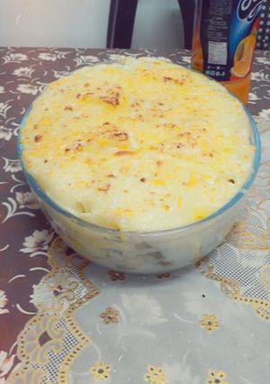 صورة لوصفة معكرونه بالبشاميل 💞
