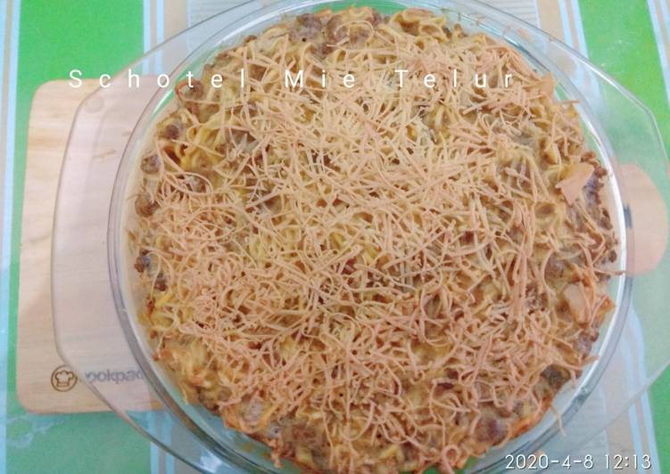 Resep Skotel Mie Telur ekonomis, Enak