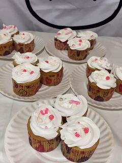 Cupcake na vanila ainihin hoton girkin