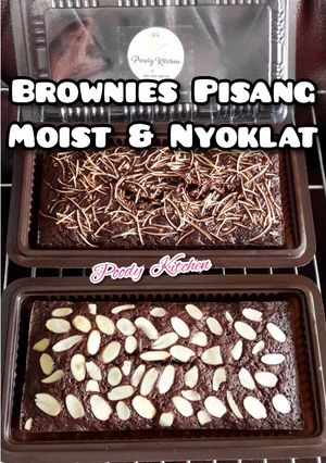 Foto resep Brownies Pisang Moist & Nyoklat
