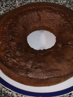 Una foto de Bizcocho de chocolate y plátano