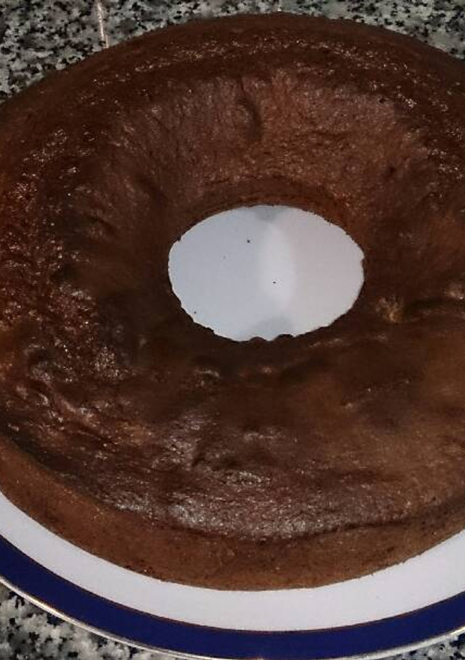 Una foto de Bizcocho de chocolate y plátano