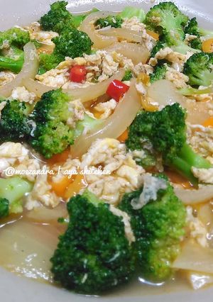 Foto resep Brokoli Orak Arik Telur