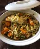 Risotto con calabaza