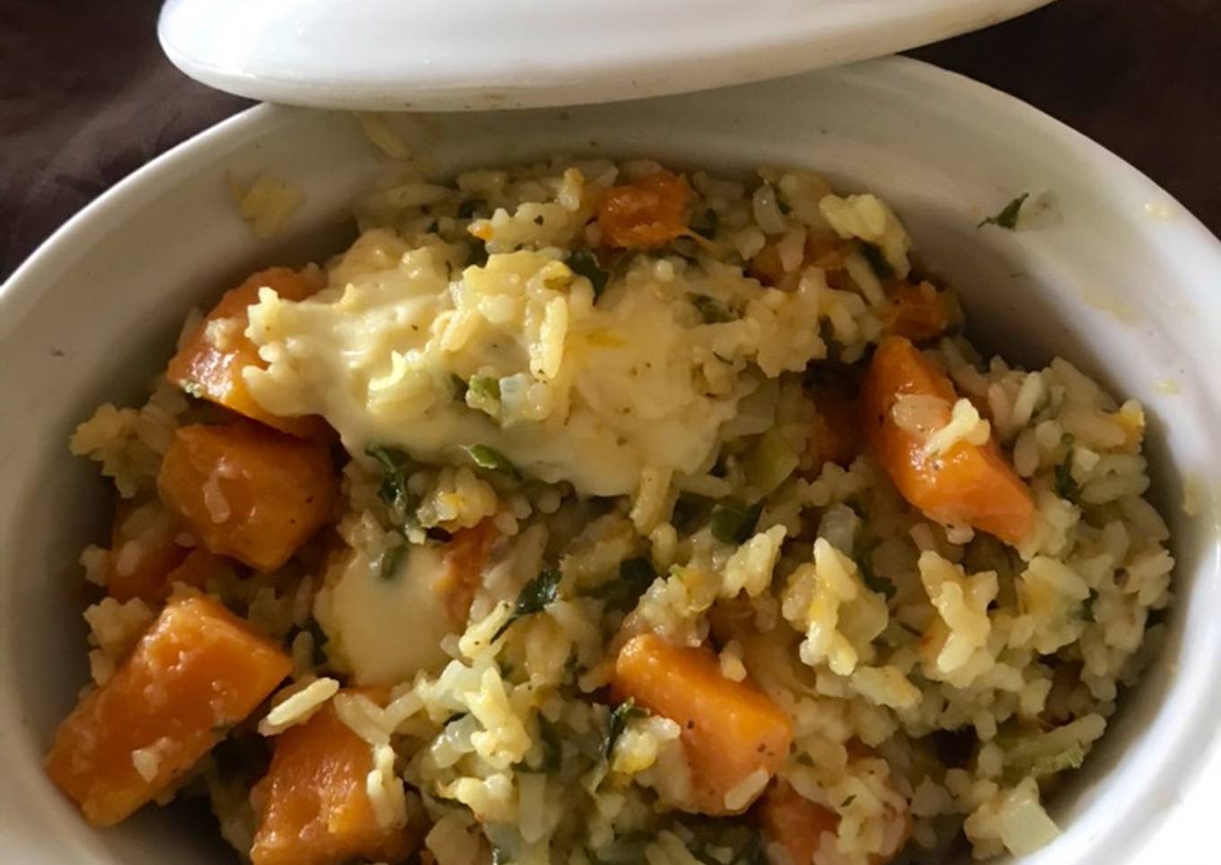 Risotto con calabaza