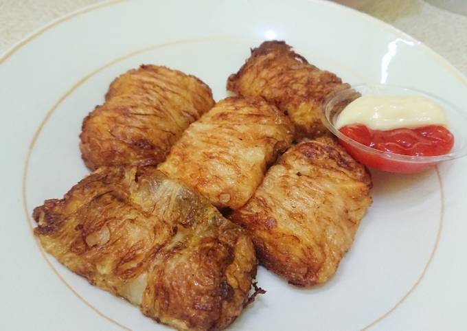 Resep Buka Puasa Enak Sawi Roll Ayam (Goreng)