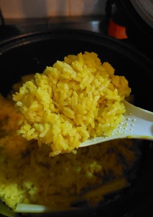 Foto resep Nasi Kuning Bumbu Instan