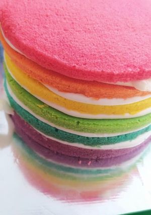 Foto resep Rainbow Cake Super Moist
