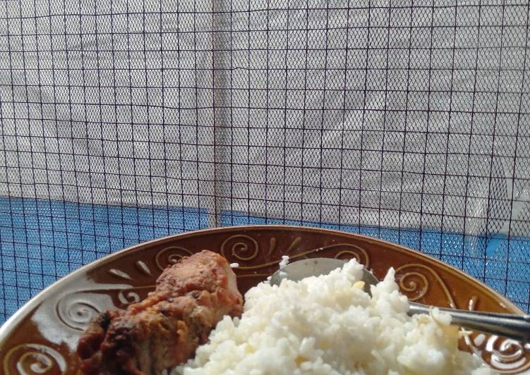 Resep Nasi lemak riau dan ayam goreng oleh Gina 