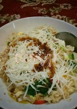 Foto resep Mie curry keju